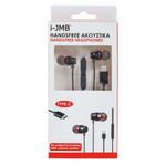 Carti si Birotica - Carti - Audiobook - Casti Audio Handsfree cu Microfon si Volum Ajustabil, Type C, Negru, Cablu 120cm - Infinity.ro
