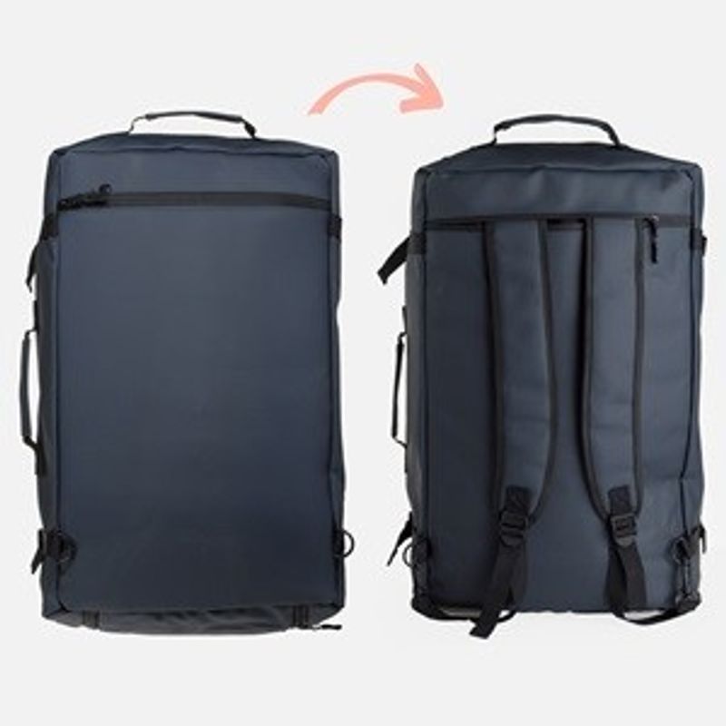 Carti si Birotica - Carti - Harti si ghiduri turistice - Rucsac de calatorie 2 in 1, Bleumarin, Impermeabil, 54x35x25cm - Infinity.ro