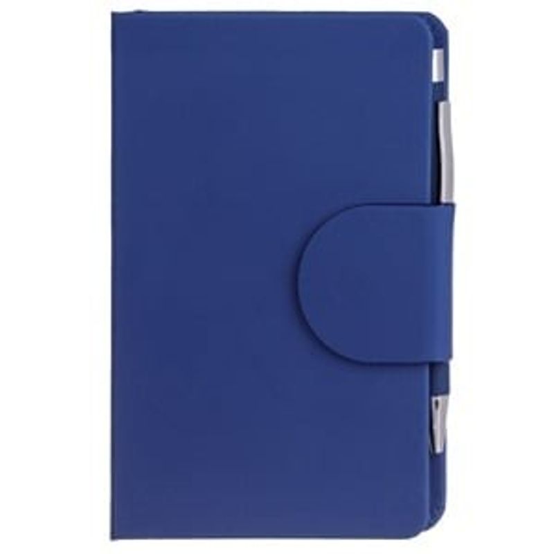 Carti si Birotica - Birotica - Accesorii de birou - Benzi adezive - Set Notite cu Pix si Capsa, Husa Albastra din Piele Ecologica, 275 File, 11x17.5cm - Infinity.ro