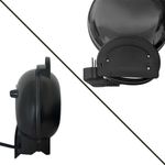 Electronice si Electrocasnice - Electrocasnice bucatarie - Accesorii electrocasnice bucatarie - Aparat Electric Mini pentru Vafe Antiaderente - Negru - Infinity.ro