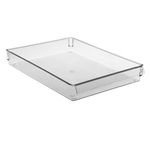 Casa si Gradina - Mobilier - Organizare si depozitare - Cutii depozitare - Organizator Frigider Transparent din Plastic cu Maner - Infinity.ro
