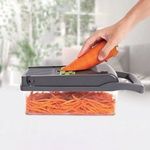 Casa si Gradina - Bucatarie si vesela - Ustensile bucatarie - Tocatoare de bucatarie - Set Tocator de Legume si Fructe cu Recipient si 12 Accesorii - Infinity.ro