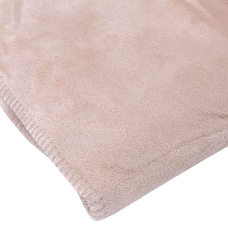 Casa si Gradina - Mobilier - Paturi si accesorii - Paturi - Patura din Imitatie de Blana Catifelata Bej 220x200cm - Infinity.ro