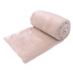 Casa si Gradina - Mobilier - Paturi si accesorii - Paturi - Patura din Imitatie de Blana Catifelata Bej 220x200cm - Infinity.ro