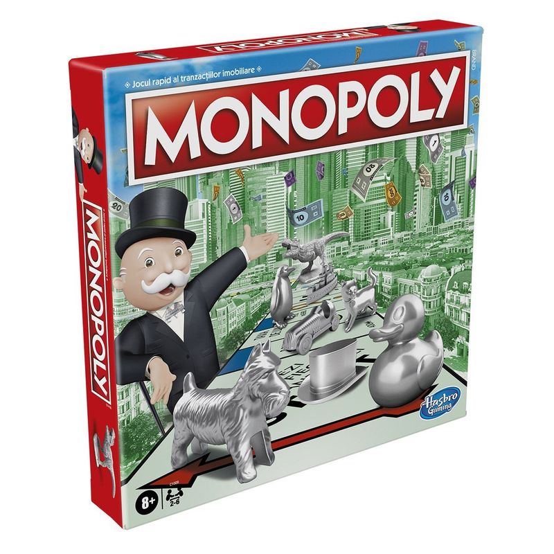 Jucarii, Copii si Bebe - Jucarii si jocuri - Jocuri si puzzle - Jocuri de societate - Joc de societate Monopoly Clasic, 2-8 jucatori, 8+ ani - Infinity.ro