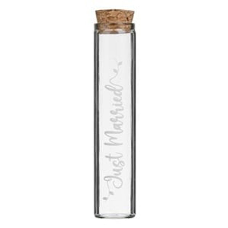Casa si Gradina - Bucatarie si vesela - Cani si pahare - Sticle - Sticla decorativa de nunta cu dop de pluta, 30 ml, transparenta - Infinity.ro