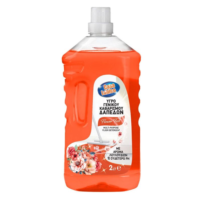 Casa si Gradina - Decoratiuni - Aromaterapie si lumanari - Odorizante camera - Solutie de curatat podele cu aroma de flori, 2L - Infinity.ro