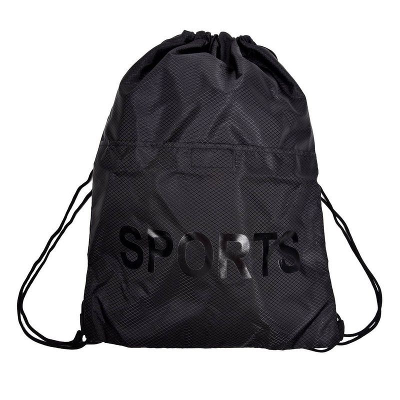Sport si Outdoor - Fitness - Aparate fitness - Platforme vibrante - Rucsac Sport cu Buzunar Negru "SPORTS" 32.5x41.5cm - Infinity.ro