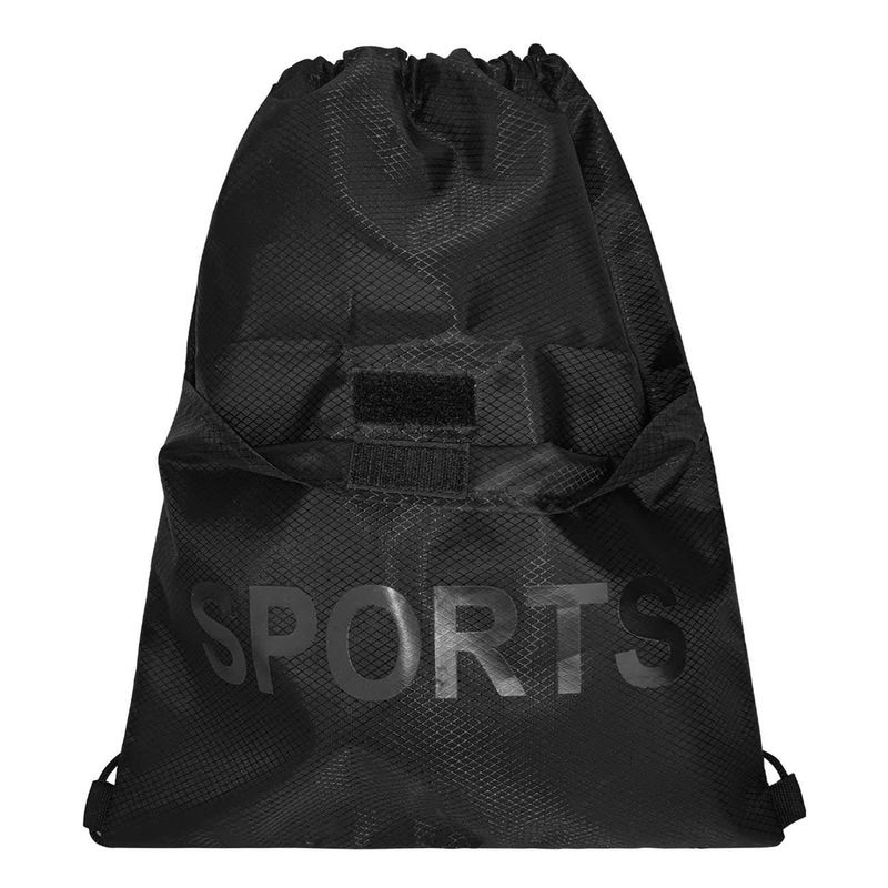 Sport si Outdoor - Fitness - Aparate fitness - Platforme vibrante - Rucsac Sport cu Buzunar Negru "SPORTS" 32.5x41.5cm - Infinity.ro