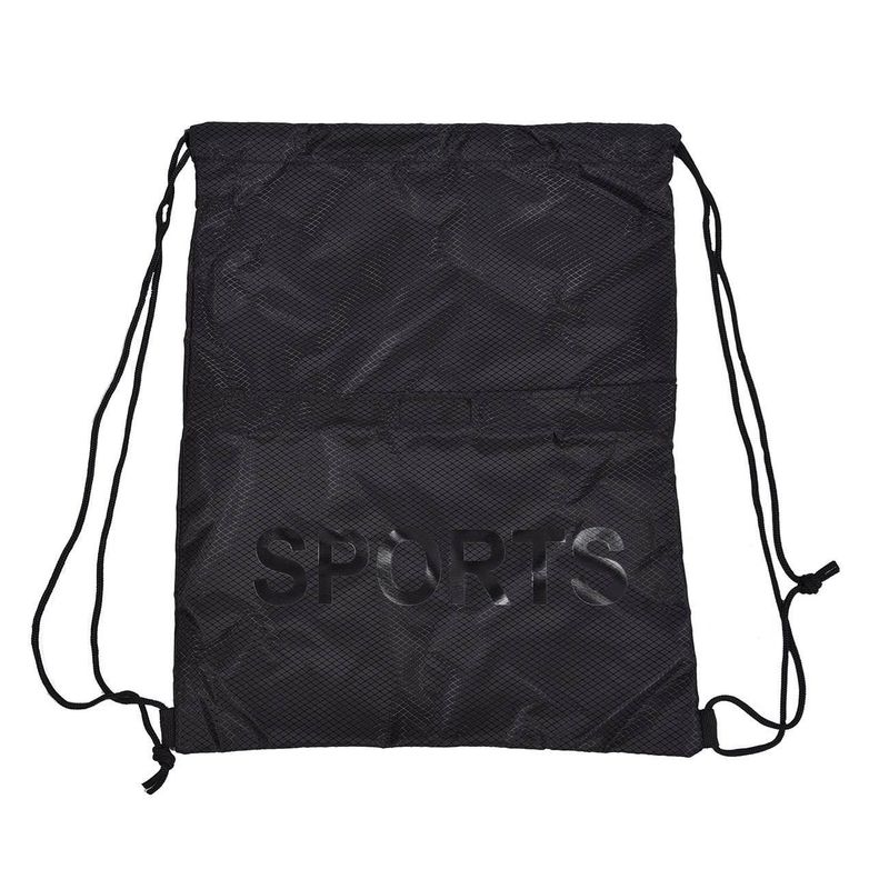 Sport si Outdoor - Fitness - Aparate fitness - Platforme vibrante - Rucsac Sport cu Buzunar Negru "SPORTS" 32.5x41.5cm - Infinity.ro