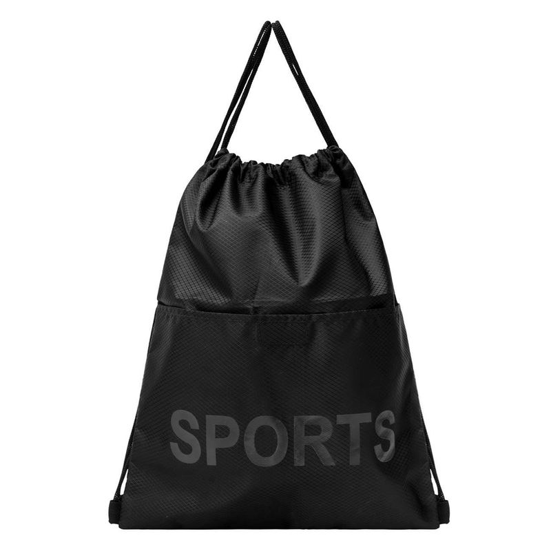 Sport si Outdoor - Fitness - Aparate fitness - Platforme vibrante - Rucsac Sport cu Buzunar Negru "SPORTS" 32.5x41.5cm - Infinity.ro