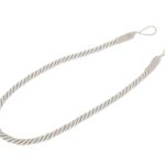 Casa si Gradina - Textile si covoare - Covoare - Covorase baie - Siret Decorativ Taupe Rasucit Stralucitor pentru Perdea 35cm - Infinity.ro