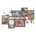Casa si Gradina - Decoratiuni - Obiecte decorative - Accesorii decorative - Rama foto decorativa bronz, 6 poze, 60x38 cm - Infinity.ro