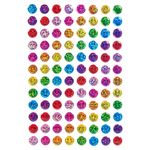 Casa si Gradina - Decoratiuni - Stickere decorative - Autocolante cu Emoji Colorate, Set 84 buc, Rotunde, Efect Glitter - Infinity.ro