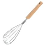 Casa si Gradina - Bucatarie si vesela - Ustensile bucatarie - Seturi ustensile de bucatarie - Tel Metalic cu Maner din Lemn, 33 cm - Infinity.ro