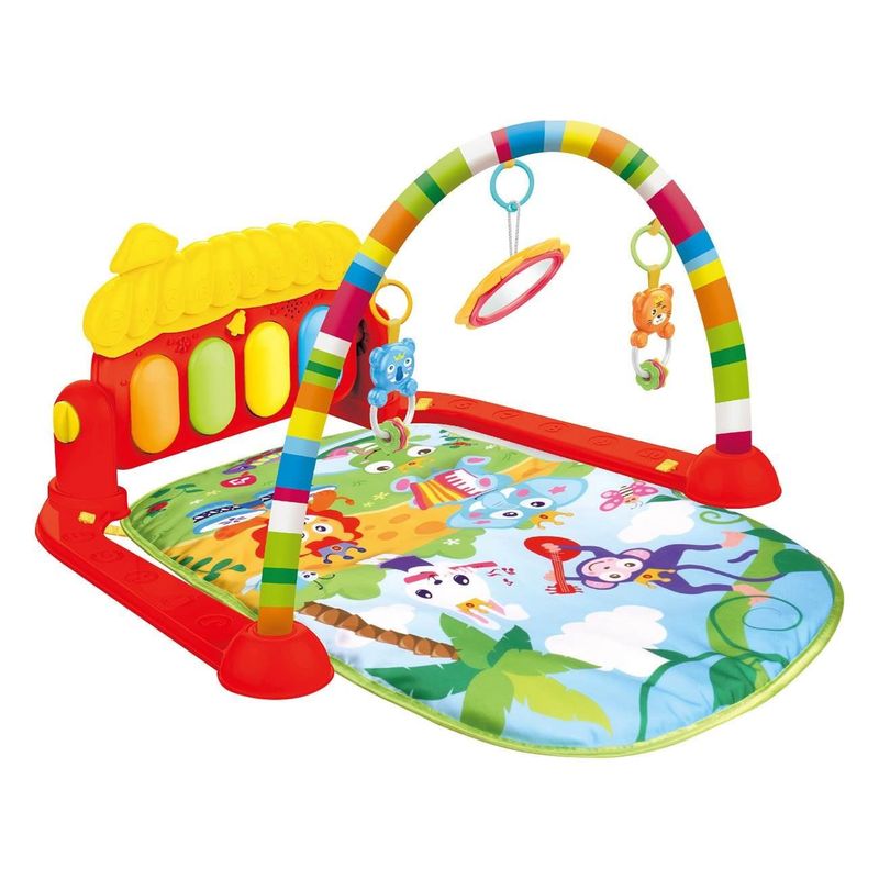 Jucarii, Copii si Bebe - Jucarii si jocuri - Jucarii bebelusi - Jucarii interactive bebelusi - Saltea de Joaca pentru Bebelusi cu Pian Rosie - Infinity.ro