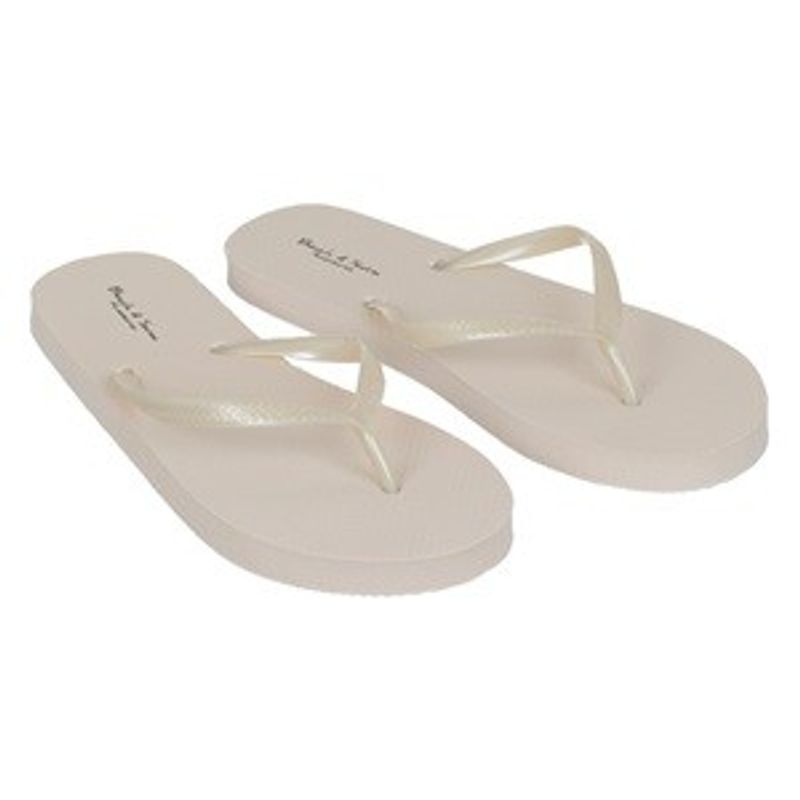 Fashion, accesorii si bijuterii - Femei - Incaltaminte femei - Slapi si papuci femei - Papuci de plaja pentru femei, culoare crem, talpa reliefata, curelusa - Infinity.ro