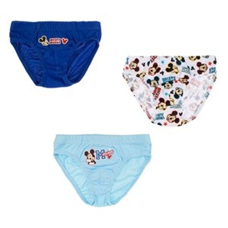 Fashion, accesorii si bijuterii - Copii - Lenjerie si pijamale copii - Lenjerie intima copii - Set Chiloti din Bumbac Colorat cu Imprimeu Mickey Mouse pentru Copii - Infinity.ro