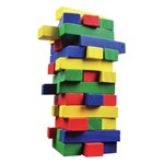 Jucarii, Copii si Bebe - Jucarii si jocuri - Jocuri si puzzle - Jocuri de societate - Joc de Societate Turn Tumblin Tower cu Cuburi Colorate, 48 de Piese - Infinity.ro