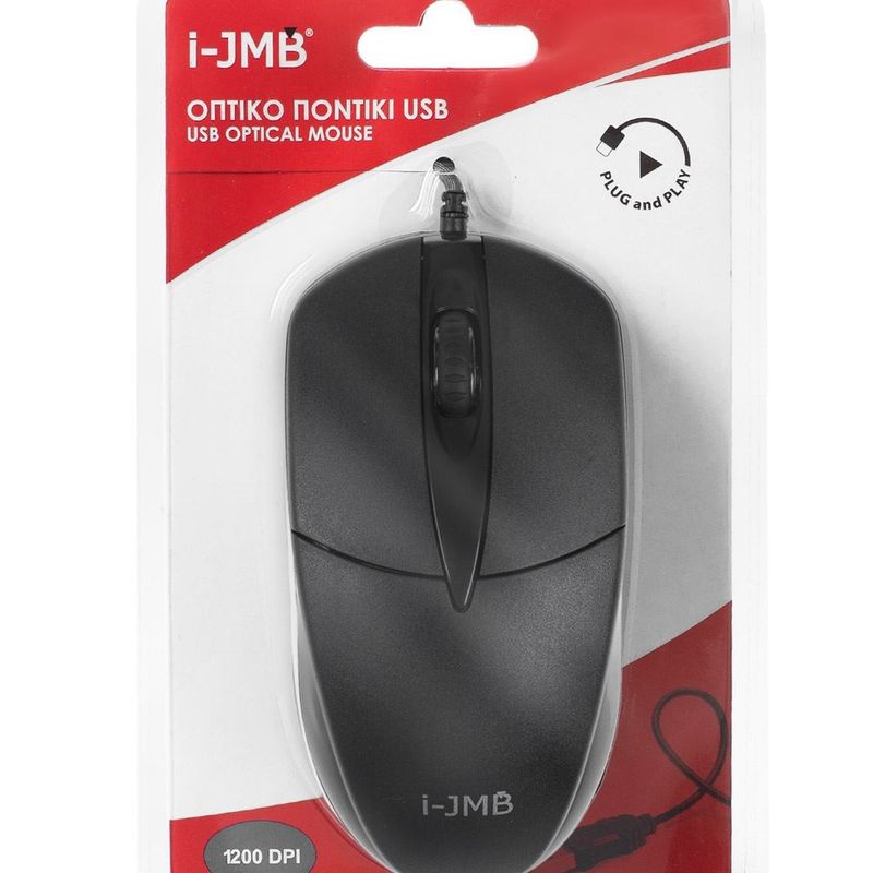 PC, gaming si accesorii - Periferice PC - Mouse - Mouse Optic cu Fir, 1200 dpi, Negru - Infinity.ro