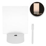 Casa si Gradina - Corpuri si surse de iluminat - Benzi LED - Tablita LED cu Marker si Radiera, 14x19.5 cm, Alba - Infinity.ro