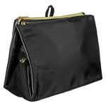 Ingrijire personala si Cosmetice - Machiaj - Portfarduri si genti cosmetice - Portfard Negru cu 3 Compartimente, 23x10x17cm - Infinity.ro