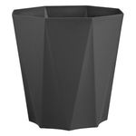 Casa si Gradina - Gradinarit si plante - Plante si ghivece - Ghivece si suporturi - Ghiveci decorativi octogonali din plastic antracit - Infinity.ro