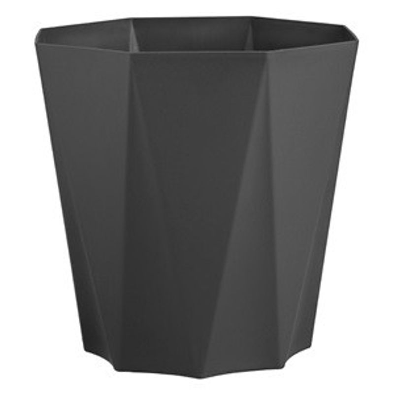 Casa si Gradina - Gradinarit si plante - Plante si ghivece - Ghivece si suporturi - Ghiveci decorativi octogonali din plastic antracit - Infinity.ro