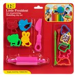 Carti si Birotica - Rechizite - Plastilina - Set Forme Plastilina cu Unelte si Accesorii, 14 piese, Multicolor - Infinity.ro