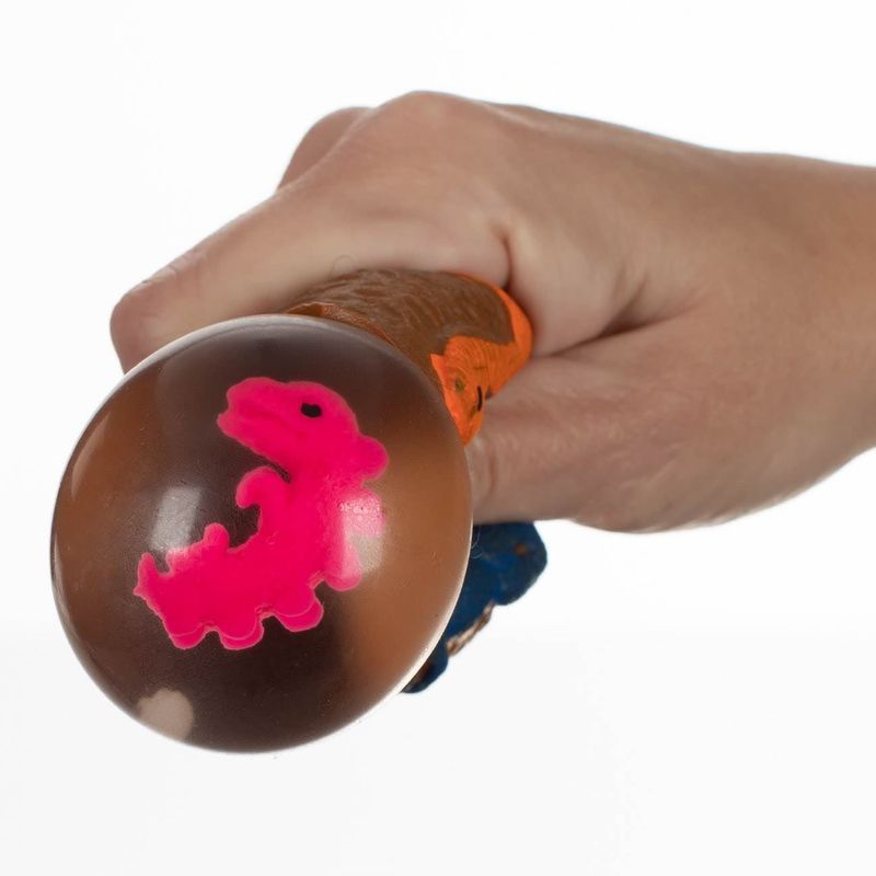 Jucarii, Copii si Bebe - Jucarii si jocuri - Figurine - Ou Dinozaur Maro cu Pui, 6 cm, Jucarie de Stres - Infinity.ro
