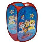 Casa si Gradina - Mobilier - Organizare si depozitare - Cutii depozitare - Cos textil pliabil pentru jucarii, 36x36x58 cm, Albastru si Rosu, cu personaje Paw Patrol - Infinity.ro