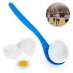 Sport si Outdoor - Echipament Sportiv - Echipamente sport copii - Accesorii imbracaminte sport copii - Joc de indemanare cu 4 linguri si 4 oua, Plastic, Multicolor - Infinity.ro