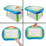 Jucarii, Copii si Bebe - Jucarii si jocuri - Jucarii & jocuri educative - Seturi pictura si desen - Tabla magnetica de desen cu picioare, 37x28x18 cm, verde si rosie - Infinity.ro