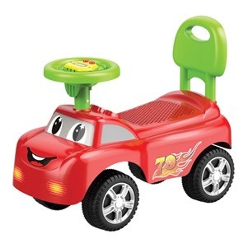 Jucarii, Copii si Bebe - Carucioare si articole de transport - Premergatoare - Premergator pentru bebelusi, Rosu, cu Claxon si Sunete - Infinity.ro