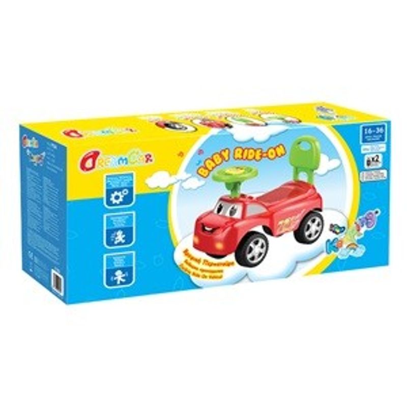 Jucarii, Copii si Bebe - Carucioare si articole de transport - Premergatoare - Premergator pentru bebelusi, Rosu, cu Claxon si Sunete - Infinity.ro