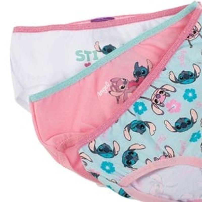 Fashion, accesorii si bijuterii - Copii - Lenjerie si pijamale copii - Lenjerie intima copii - Set Chiloti Multicolor Lilo & Stitch pentru Copii - 3 Perechi - Infinity.ro