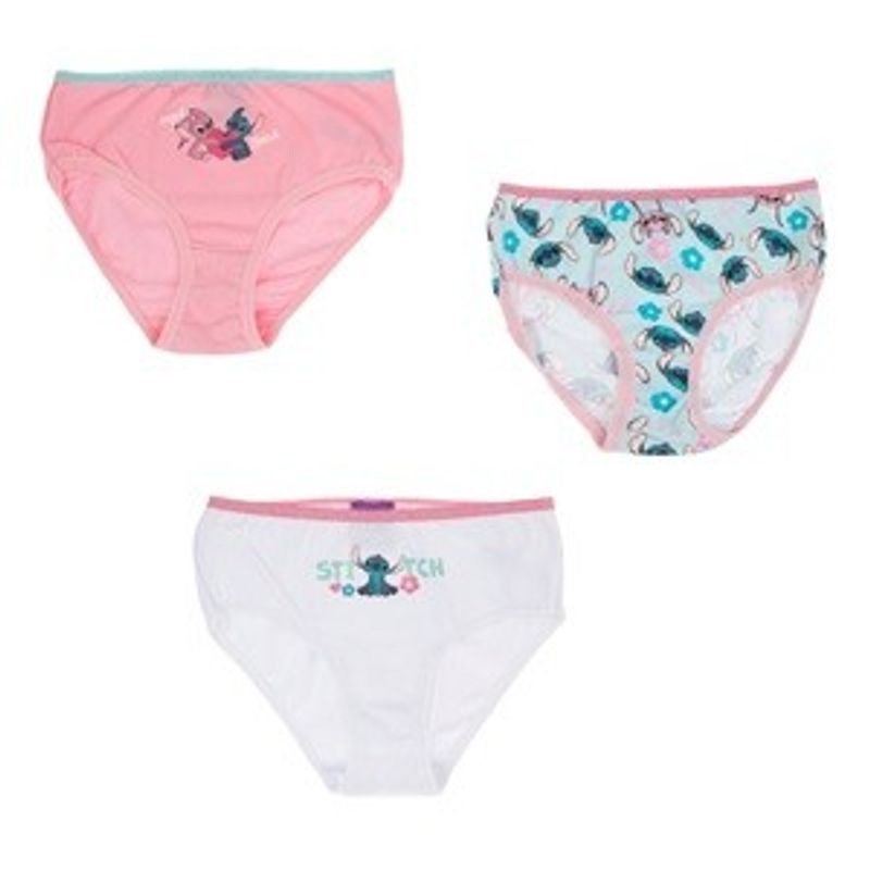 Fashion, accesorii si bijuterii - Copii - Lenjerie si pijamale copii - Lenjerie intima copii - Set Chiloti Multicolor Lilo & Stitch pentru Copii - 3 Perechi - Infinity.ro
