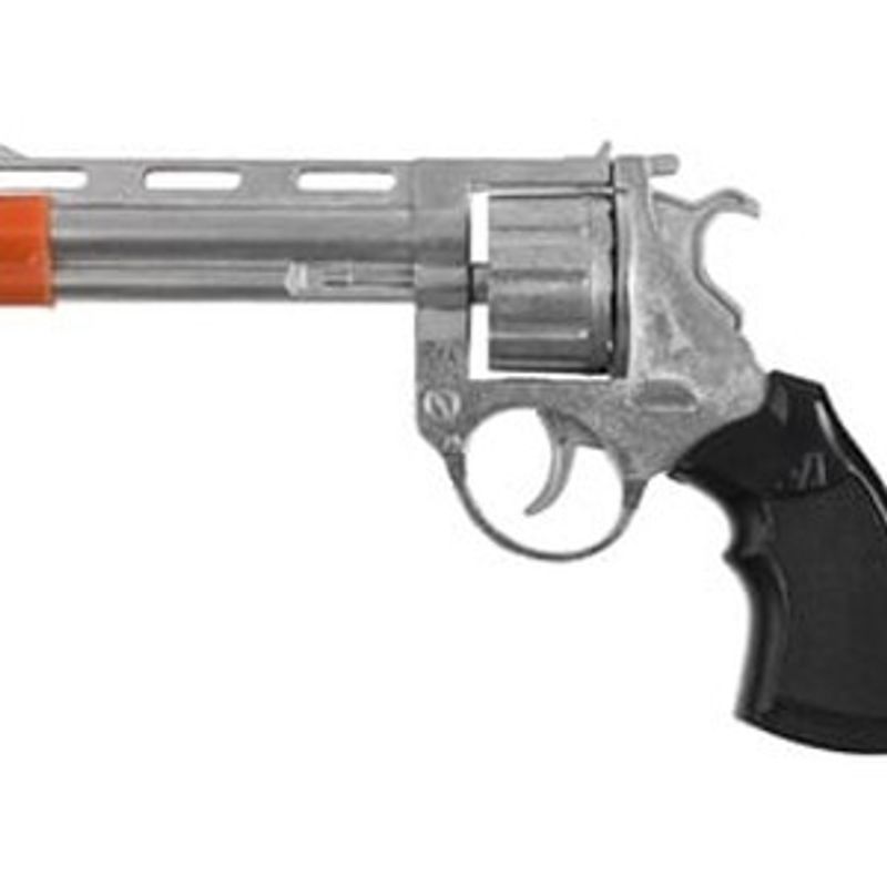 Jucarii, Copii si Bebe - Jucarii si jocuri - Jucarii de rol - Arme de jucarie - Pistol Jucarie Magnum 12 Gloante cu Sunet Realist - Infinity.ro