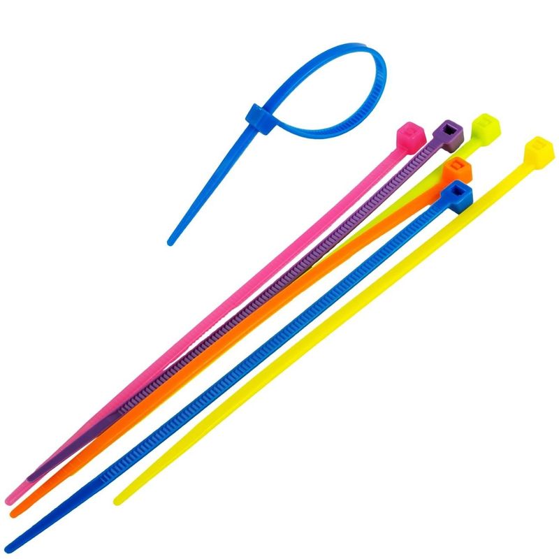 Casa si Gradina - Constructii - Feronerie si accesorii - Suruburi, dibluri si accesorii uz general - Coliere pentru Cabluri din Plastic, Set Multicolor, Organizare Cabluri - Infinity.ro