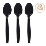 Casa si Gradina - Decoratiuni - Decoratiuni petrecere - Vesela pentru petrecere - Set de 10 Lingurite Reutilizabile din Plastic pentru Petreceri - Infinity.ro