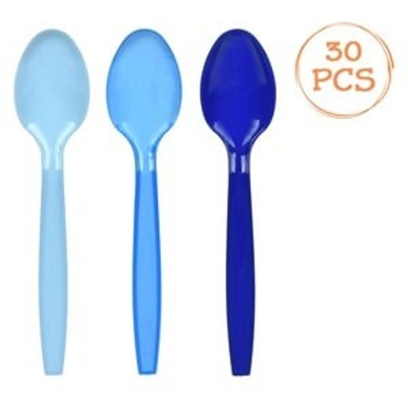 Casa si Gradina - Decoratiuni - Decoratiuni petrecere - Vesela pentru petrecere - Lingurite Reutilizabile de Petrecere din Plastic - Set de 30 buc - Infinity.ro