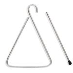Casa si Gradina - Decoratiuni - Decoratiuni de sezon - Instrument Muzical Trianglu, Metalic, 12 x 15 cm, Argintiu - Infinity.ro
