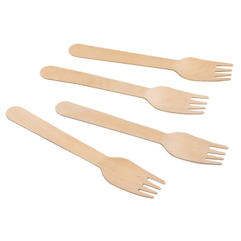 Ingrijire personala si Cosmetice - Dezinfectante - Manusi unica folosinta - Furculite de Bambus Ecologice 16cm - Set de 15 bucuri - Infinity.ro
