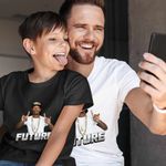 Fashion, accesorii si bijuterii - Copii - Imbracaminte copii - Tricouri copii - Tricou Copii Baieti Future REUP Rapper, alb, marime L Copii - Infinity.ro
