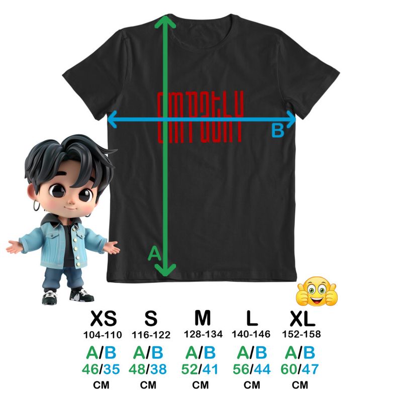 Fashion, accesorii si bijuterii - Copii - Imbracaminte copii - Tricouri copii - Tricou Copii Empathy NCT Kpop Merch fete, negru, marime S Copii - Infinity.ro