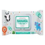 Jucarii, Copii si Bebe - Scutece si consumabile copii - Servetele umede - Servetele umede cu capac, 120 buc, cu Aloe Vera - Infinity.ro