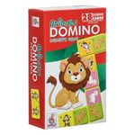 Jucarii, Copii si Bebe - Jucarii si jocuri - Jocuri si puzzle - Jocuri de societate - Joc de Societate Domino cu Animale, 28 piese, din Carton - Infinity.ro