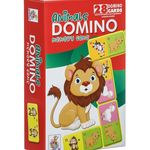 Jucarii, Copii si Bebe - Jucarii si jocuri - Jocuri si puzzle - Jocuri de societate - Joc de Societate Domino cu Animale, 28 piese, din Carton - Infinity.ro