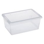 Casa si Gradina - Mobilier - Organizare si depozitare - Cutii depozitare - Cutie de depozitare din plastic transparent cu capac, 6L - Infinity.ro