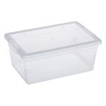 Casa si Gradina - Mobilier - Organizare si depozitare - Cutii depozitare - Cutie de depozitare din plastic transparent cu capac, 6L - Infinity.ro